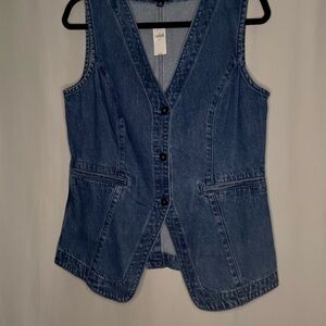 GAP Longline Denim Vest